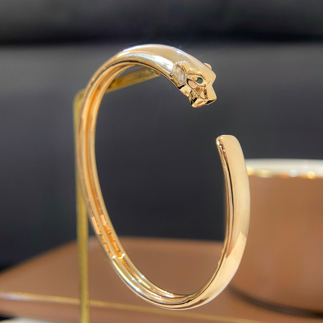 [Mystic Crown]PANTHERE GOLD OPEN BRACELET
