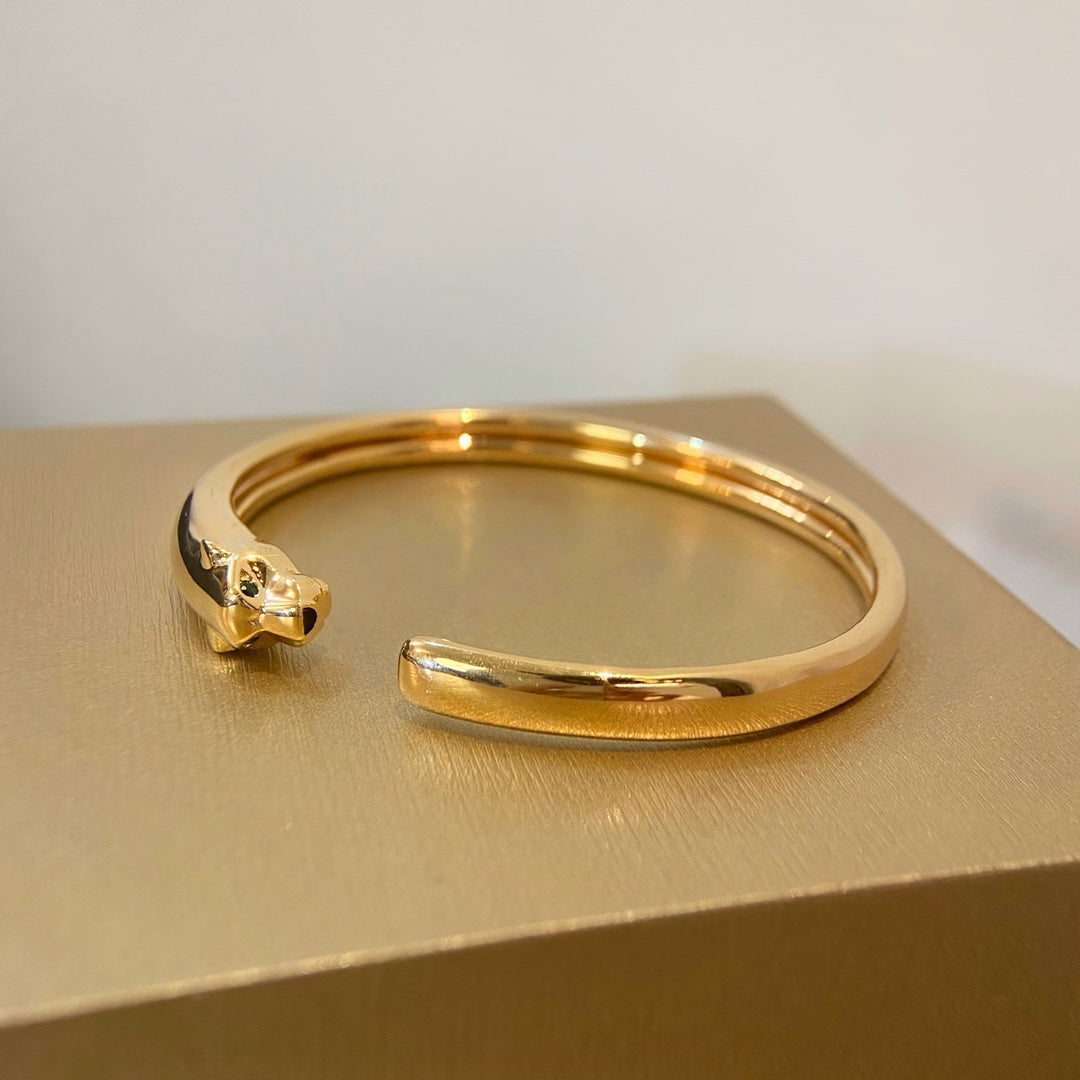 [Mystic Crown]PANTHERE GOLD OPEN BRACELET
