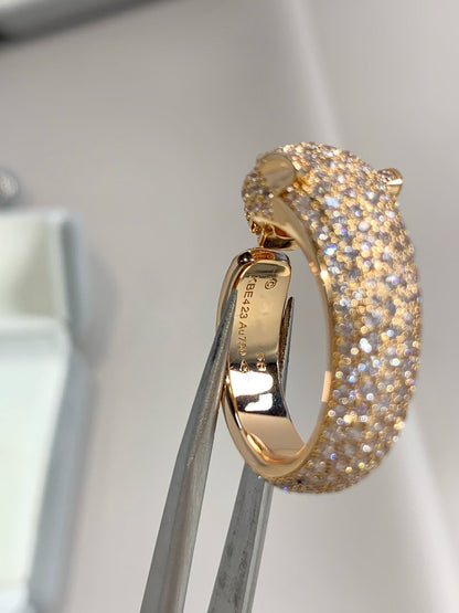 [Mystic Crown]PANTHERE PINK GOLD DIAMOND RING