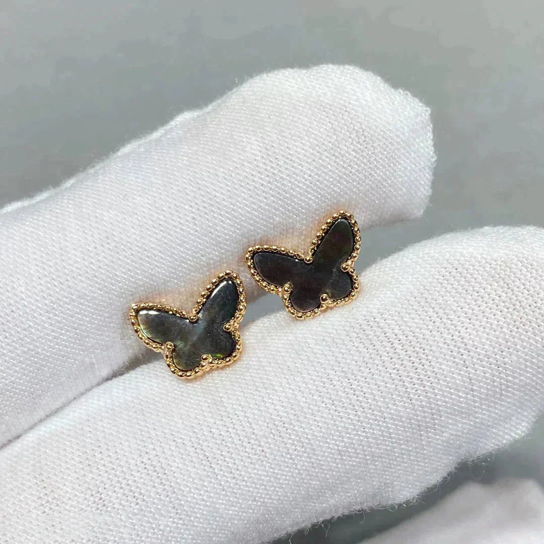 [Mystic Crown]BUTTERFLY DARK MOP  EARRINGS