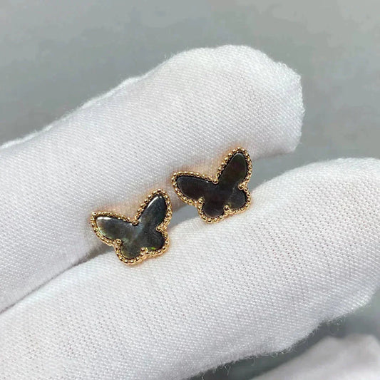 [Mystic Crown]BUTTERFLY DARK MOP  EARRINGS