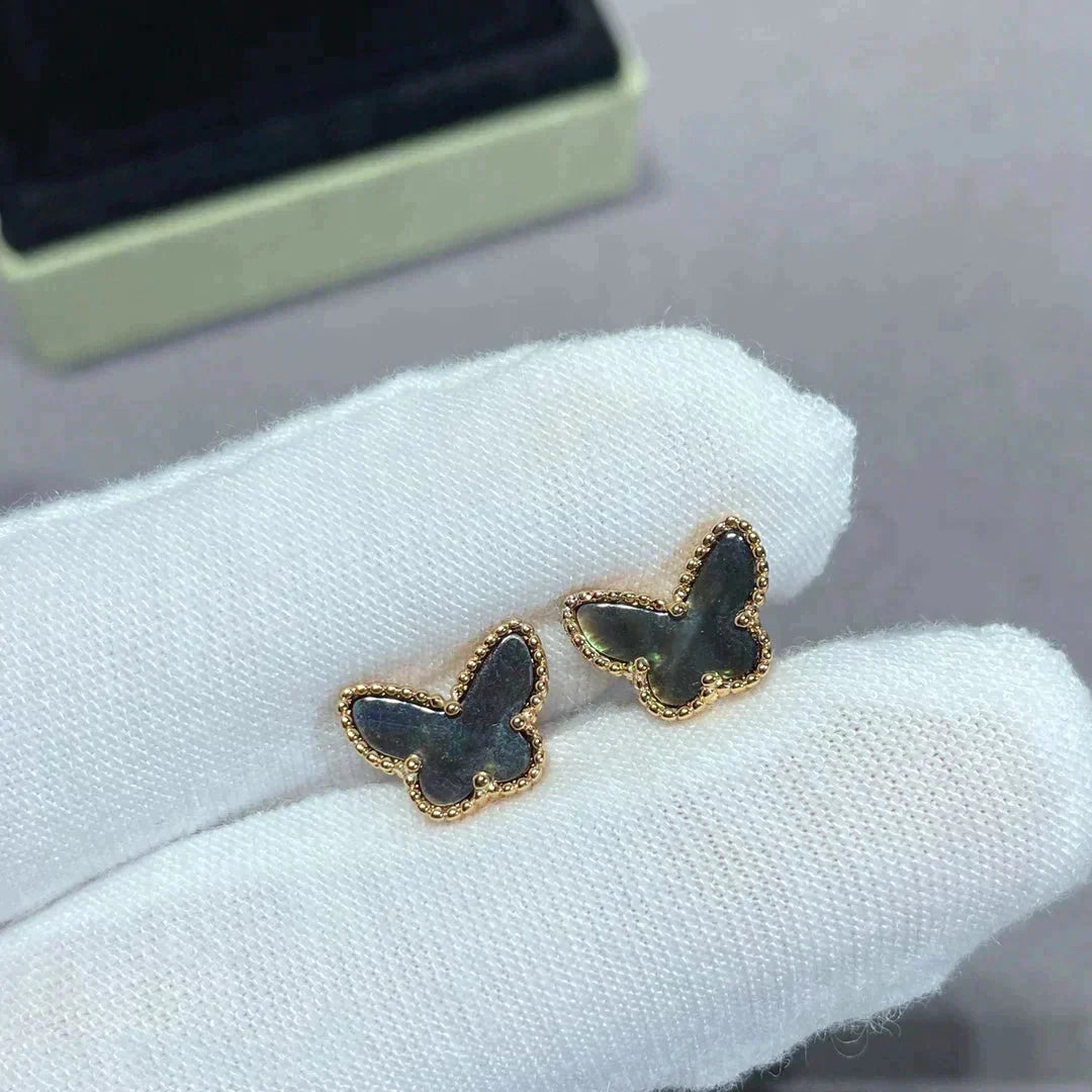 [Mystic Crown]BUTTERFLY DARK MOP  EARRINGS