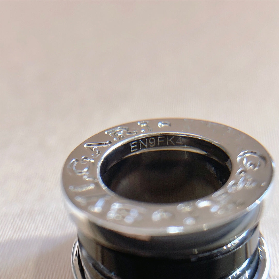 [Mystic Crown]ZERO 1 BLACK CERAMIC SILVER NECKLACE