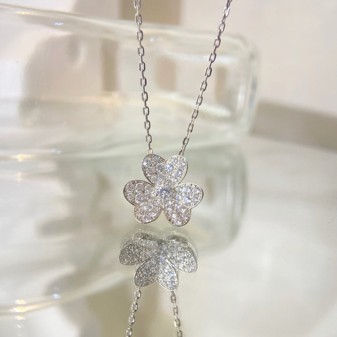 [Mystic Crown]FLOWER DIAMOND NECKLACE