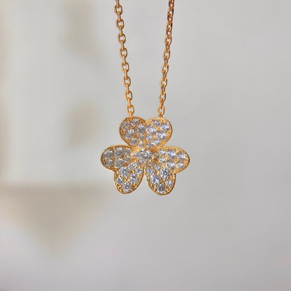 [Mystic Crown]FLOWER DIAMOND NECKLACE