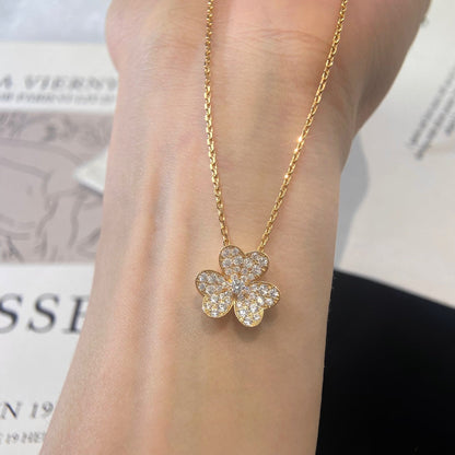 [Mystic Crown]FLOWER DIAMOND NECKLACE