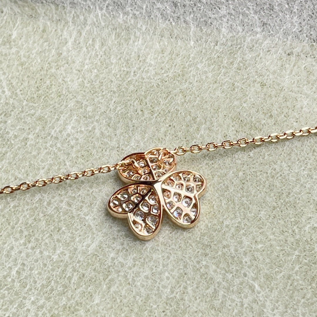 [Mystic Crown]FLOWER DIAMOND NECKLACE