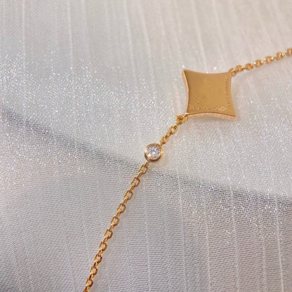 [Mystic Crown]COLOR STAR PINK GOLD DIAMOND BRACELET