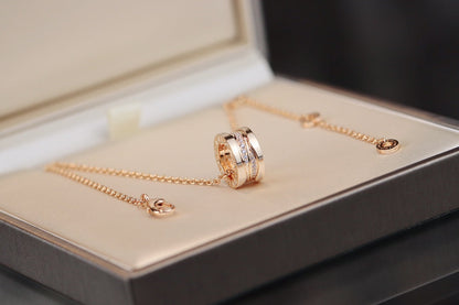 [Mystic Crown]ZERO 1 PINK GOLD DIAMOND NECKLACE