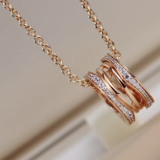 [Mystic Crown]ZERO 1 PINK GOLD NECKLACE