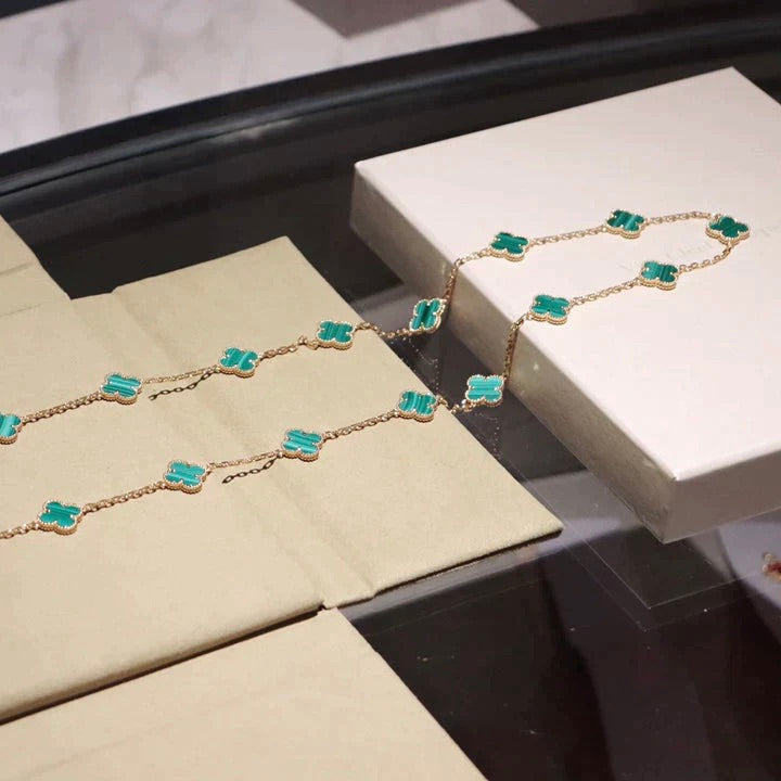 [Mystic Crown]CLOVER 20 MOTIFS MALACHITE GOLD