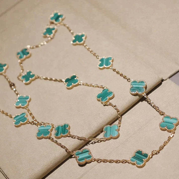 [Mystic Crown]CLOVER 20 MOTIFS MALACHITE GOLD
