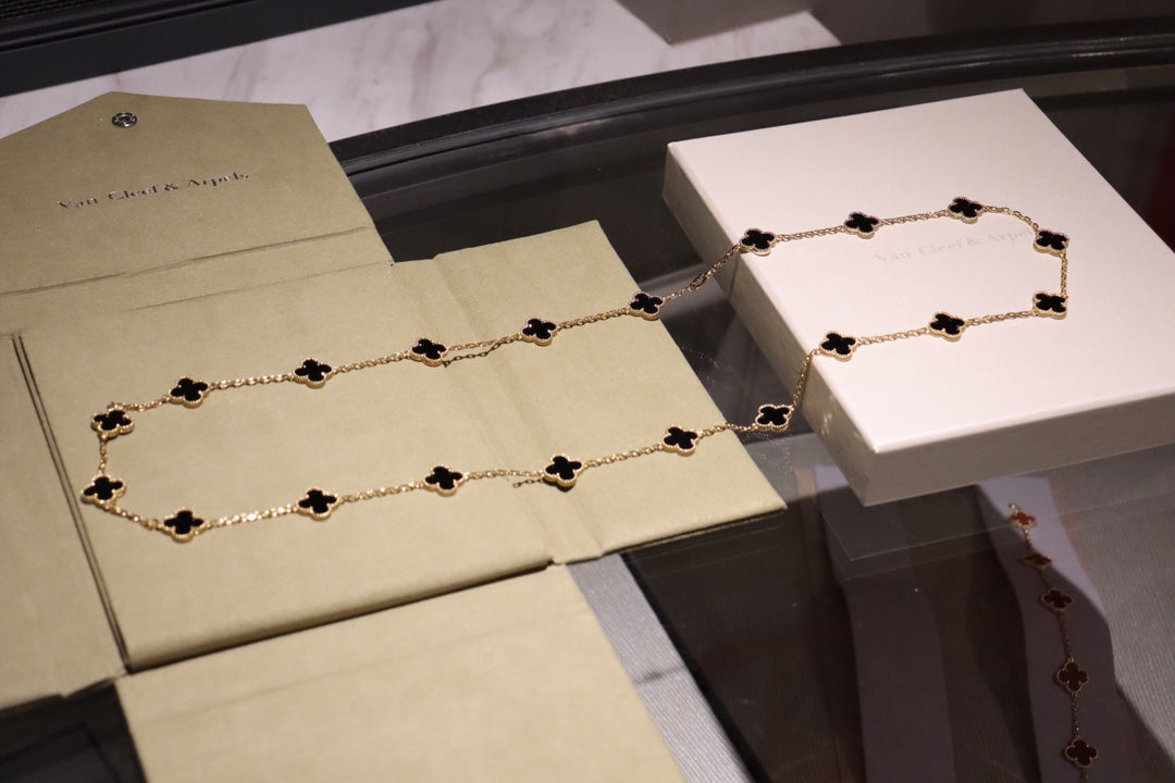 [Mystic Crown]CLOVER 20 MOTIFS ONYX ROSE GOLD