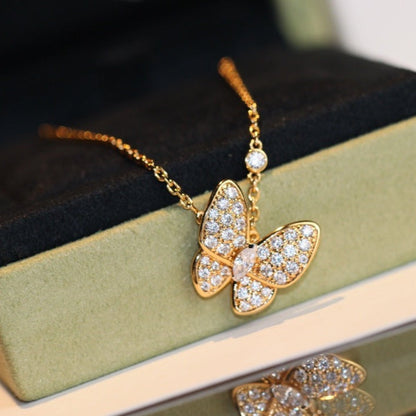 [Mystic Crown]BUTTERFLY DIAMOND NECKLACE