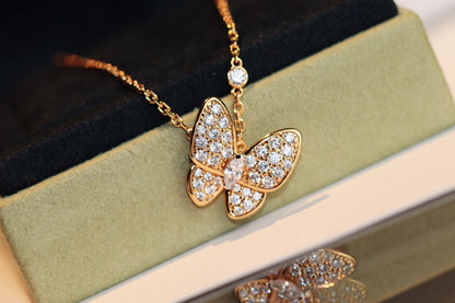 [Mystic Crown]BUTTERFLY DIAMOND NECKLACE