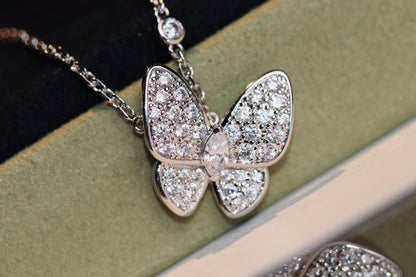 [Mystic Crown]BUTTERFLY DIAMOND NECKLACE