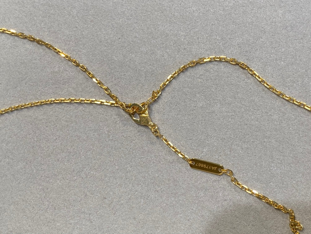 [Mystic Crown]CLOVER 25MM NECKLACE GOLD CARNELIAN