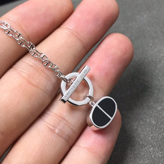 [Mystic Crown]CHAINE VERSO BLACK CERAMIC  NECKLACE