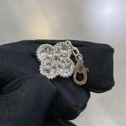 [Mystic Crown]CLOVER 5 MOTIFS  DIAMOND BRACELET SILVER