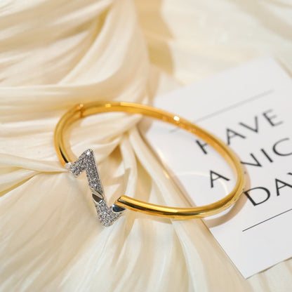 [Mystic Crown]VOLTE UPSITE DOWN GOLD DIAMOND BRACELET