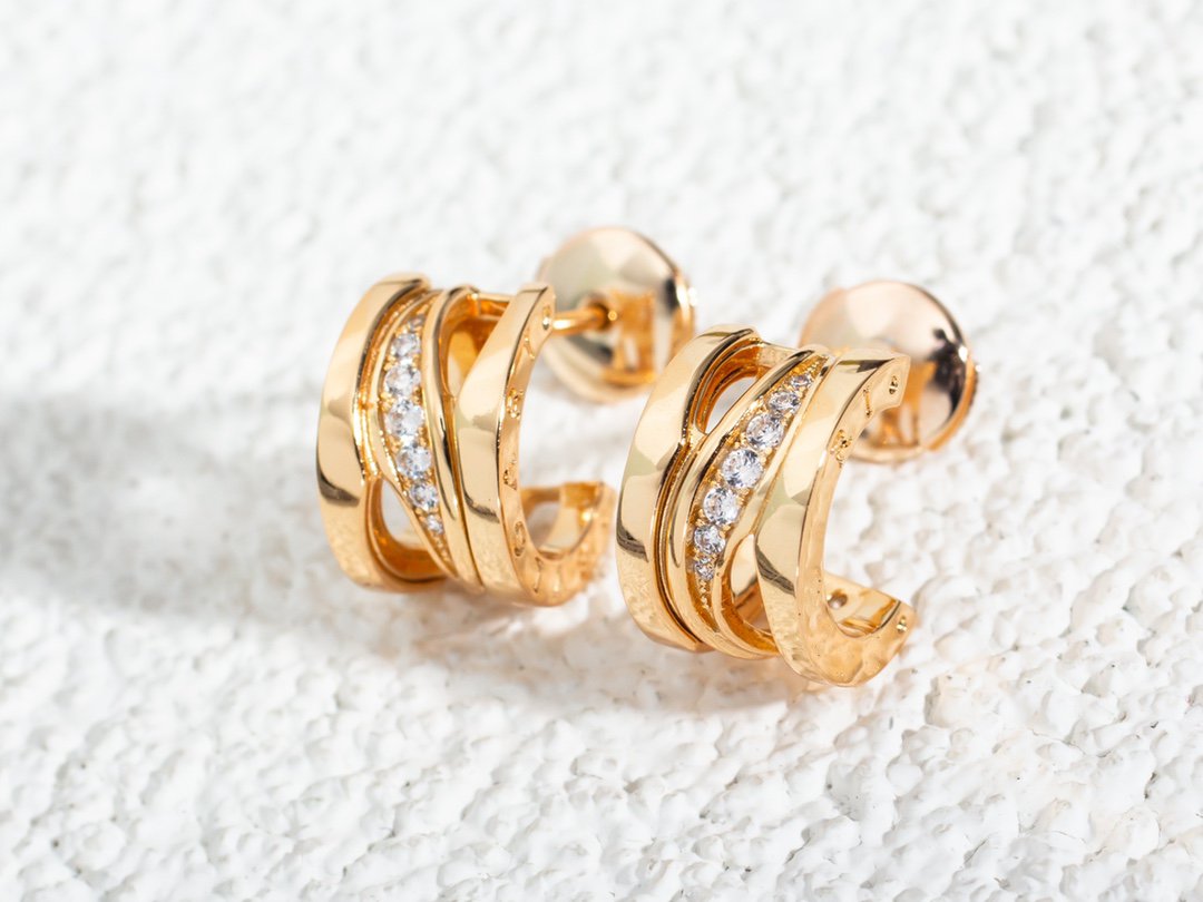 [Mystic Crown]ZERO 1 PINK GOLD DIAMONDS EARRINGS