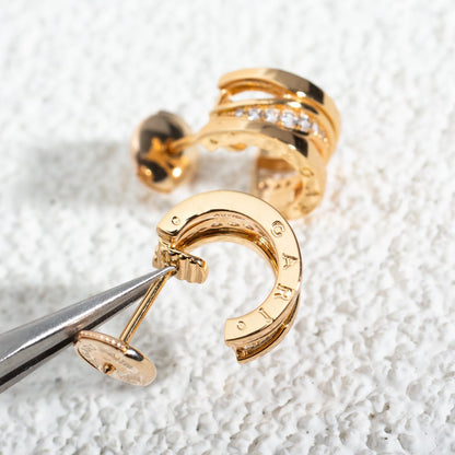 [Mystic Crown]ZERO 1 PINK GOLD DIAMONDS EARRINGS
