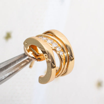 [Mystic Crown]ZERO 1 PINK GOLD DIAMONDS EARRINGS