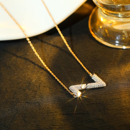 [Mystic Crown]VOLT SILVER DIAMOND PEDANT NECKLACE