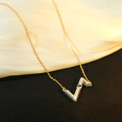 [Mystic Crown]VOLT SILVER DIAMOND PEDANT NECKLACE