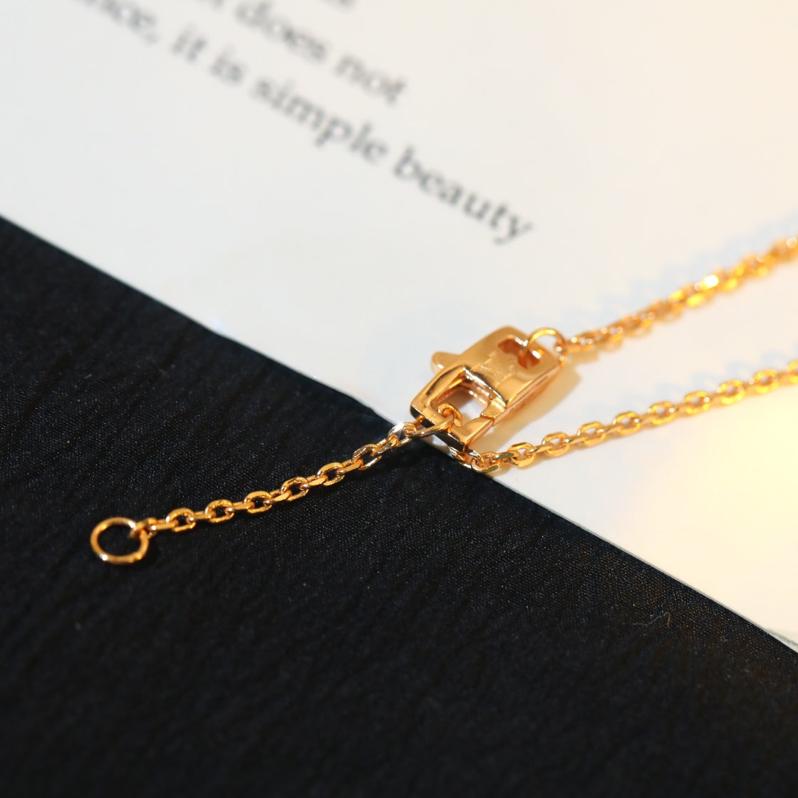 [Mystic Crown]STAR AND SUN DIAMOND PINK GOLD NECKLACE