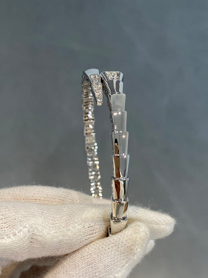 [Mystic Crown]SERPENTI BRACELET DIAMONDS SILVER