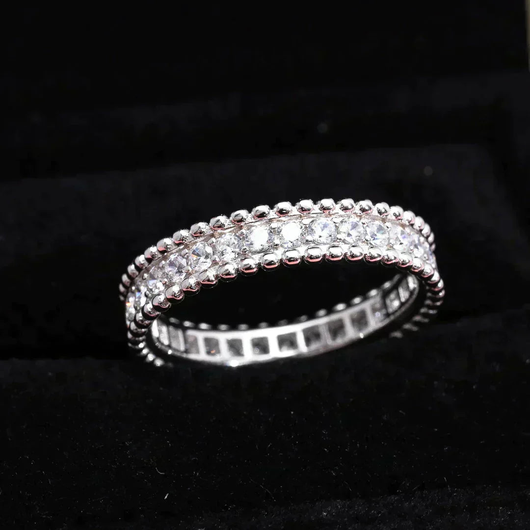 [Mystic Crown]PERLEE DIAMOND SILVER RING
