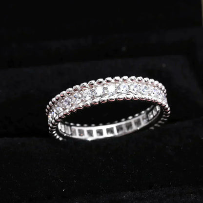 [Mystic Crown]PERLEE DIAMOND SILVER RING