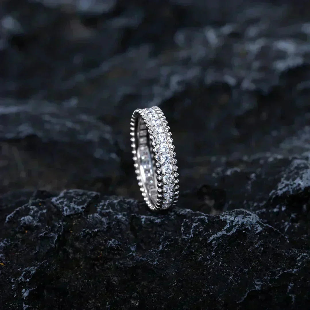 [Mystic Crown]PERLEE DIAMOND SILVER RING