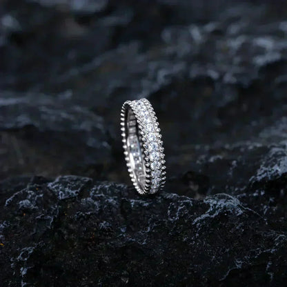 [Mystic Crown]PERLEE DIAMOND SILVER RING
