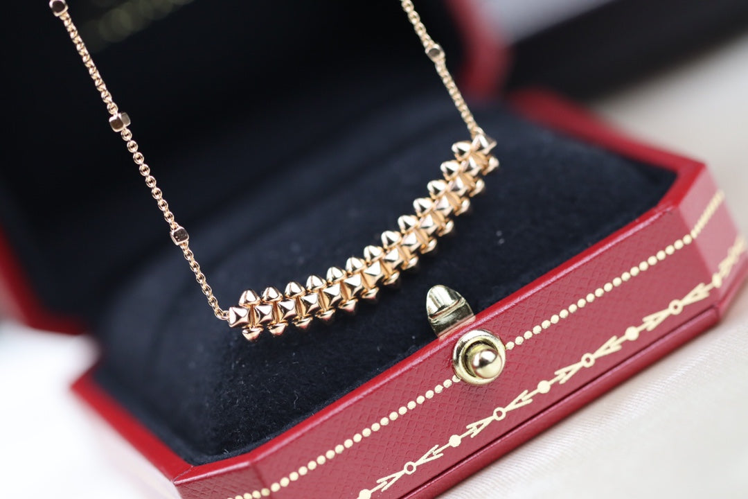 [Mystic Crown]CLASH PINK GOLD NECKLACE