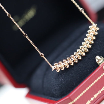 [Mystic Crown]CLASH PINK GOLD NECKLACE