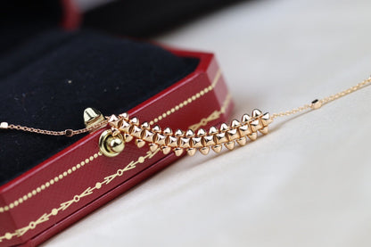 [Mystic Crown]CLASH PINK GOLD NECKLACE