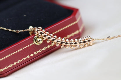 [Mystic Crown]CLASH PINK GOLD NECKLACE
