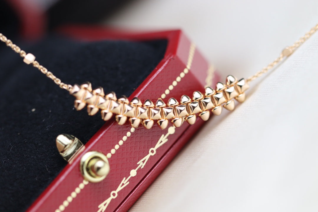 [Mystic Crown]CLASH PINK GOLD NECKLACE
