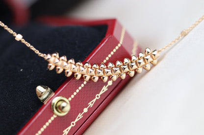 [Mystic Crown]CLASH PINK GOLD NECKLACE