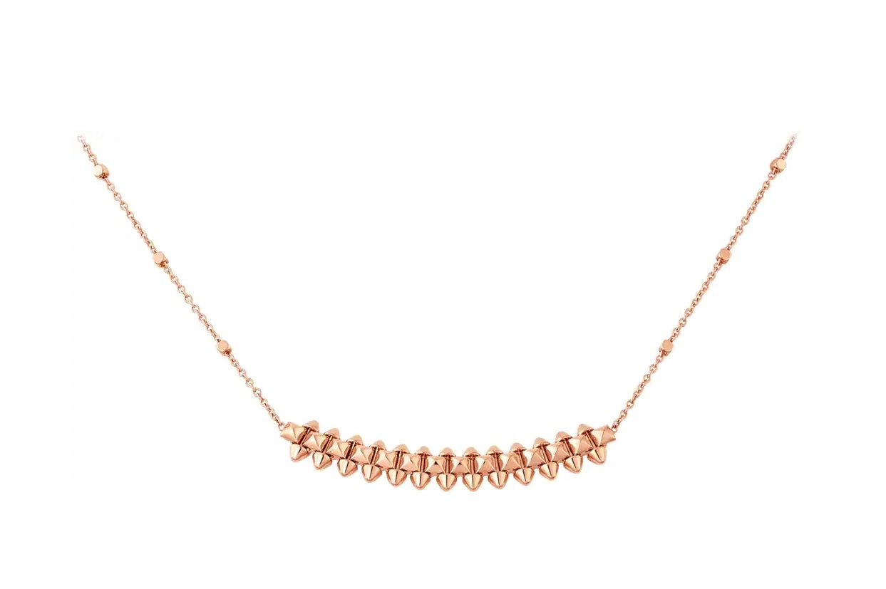 [Mystic Crown]CLASH PINK GOLD NECKLACE