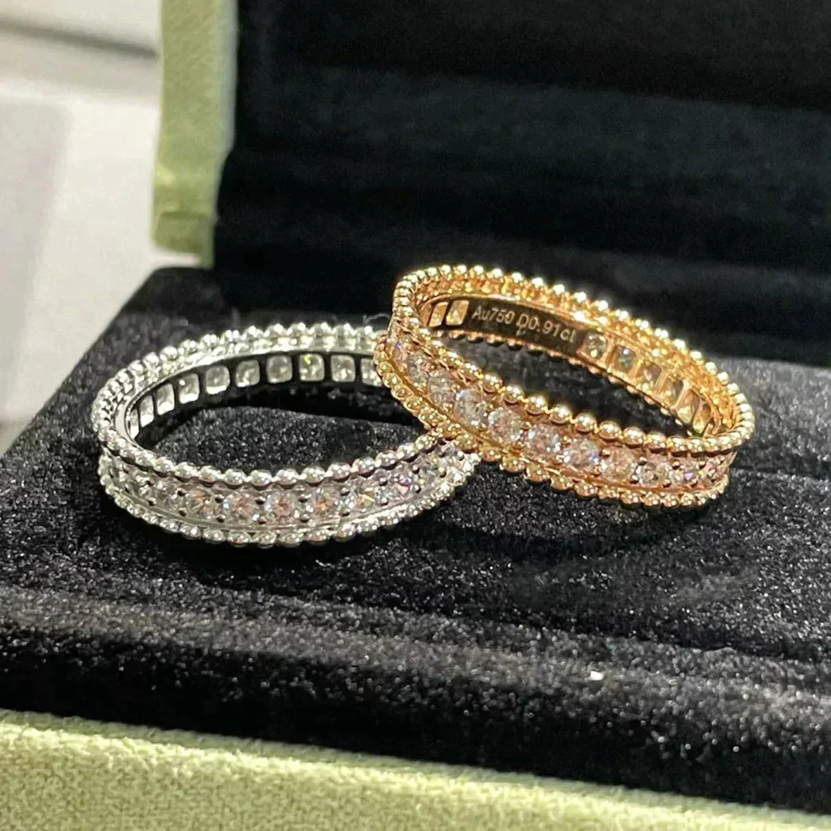 [Mystic Crown]PERLEE DIAMOND ROSE GOLD RING