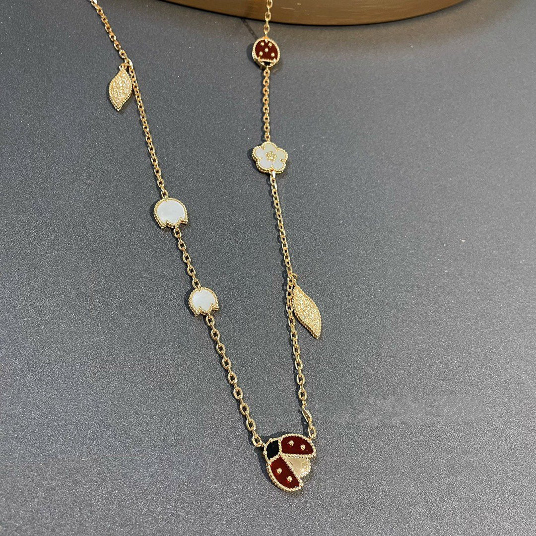 [Mystic Crown]LUCKY SPRING 15 MOTIFS GOLD NECKLACE