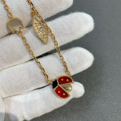 [Mystic Crown]LUCKY SPRING 15 MOTIFS GOLD NECKLACE