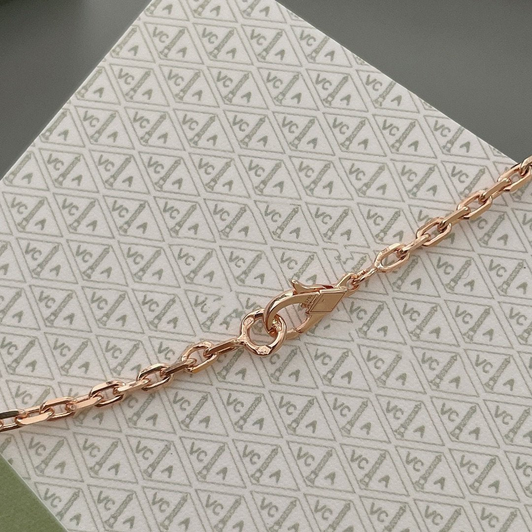 [Mystic Crown]LUCKY SPRING 15 MOTIFS ROSE GOLD NECKLACE