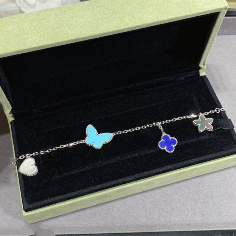 [Mystic Crown]LUCKY SPRING SILVER BRACELET 4 MOTIF
