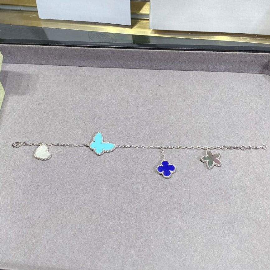 [Mystic Crown]LUCKY SPRING SILVER BRACELET 4 MOTIF