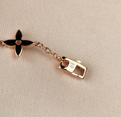 [Mystic Crown]STAR AND SUN 7 MOTIFS GOLD BRACELET