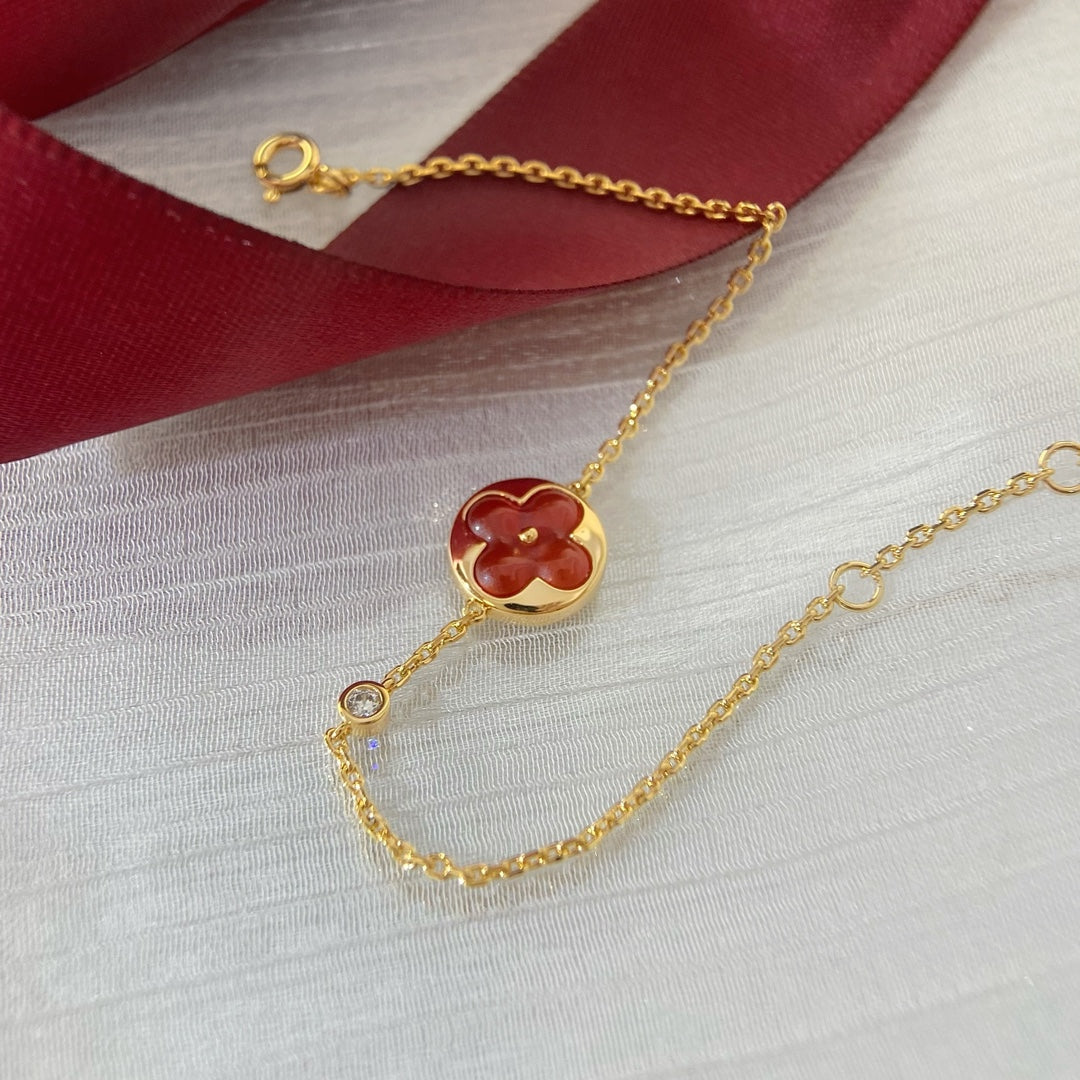 [Mystic Crown]SUN PEDANT CARNELIAN BRACELET
